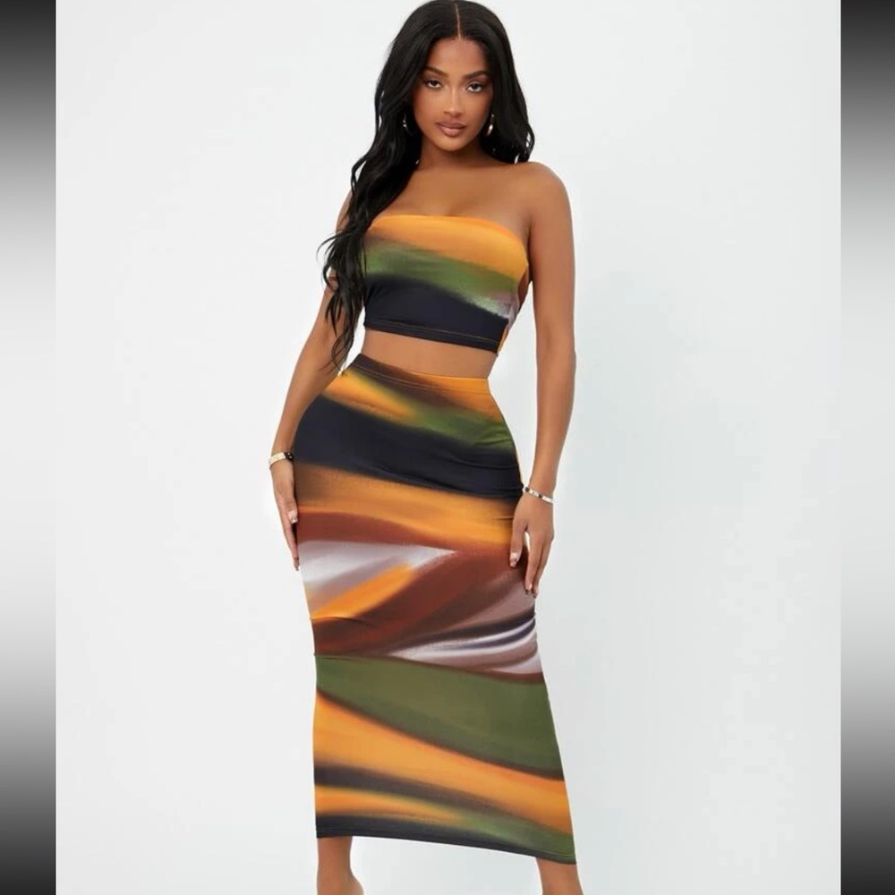 COLOR BLOCK 2 PIECE SET